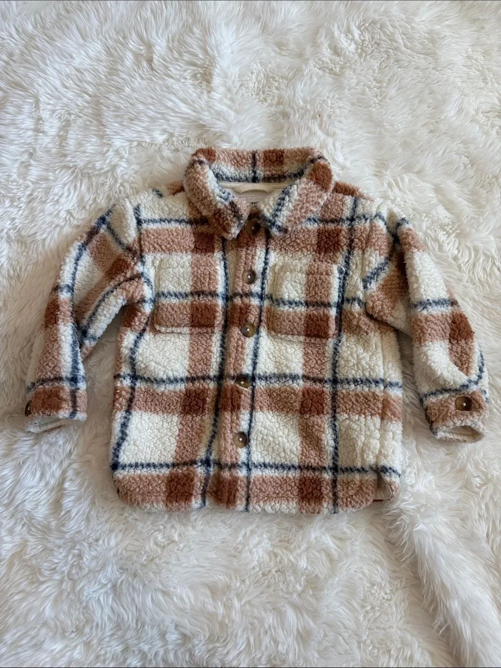 Blueberi Boulevard Coat, BTween Cardigan & Amazon Essentials Sherpa Jacket